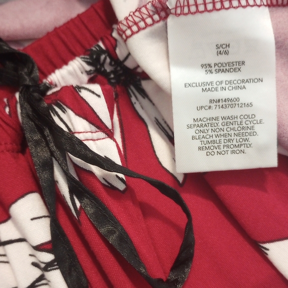 NWT Women's Flora Nikrooz two piece pajama lounge set, burgundy floral, medium - Picture 8 of 8